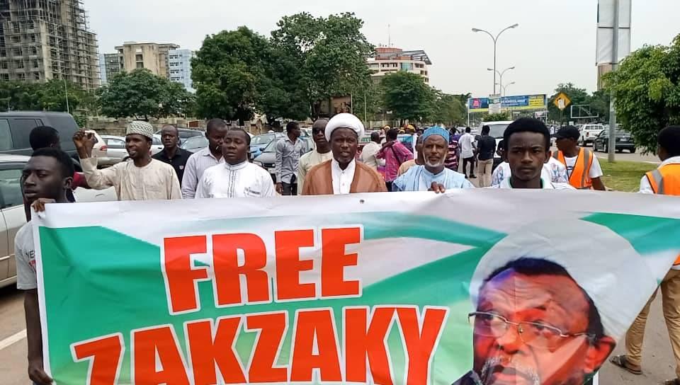  free zakzaky protest in Abuja on wed 2nd oct 2019